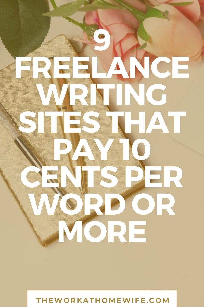 Freelance writing jobs that pay $.10 per word or more