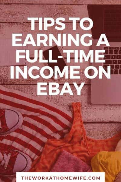Here are 7 tips to making a living on eBay you won't hear from anyone else... #ebay #reseller #workfromhome